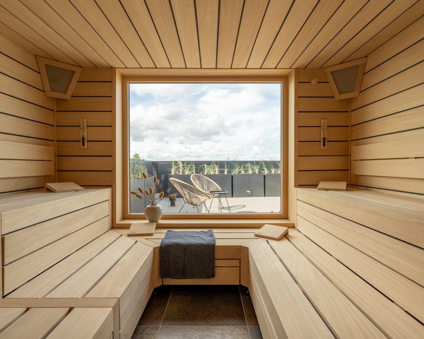 Sauna mit Ausblick Borkum