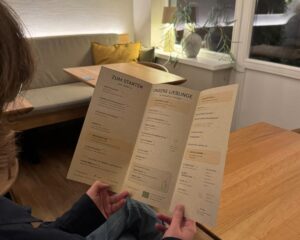 Speisekarte Bakkerie Borkum