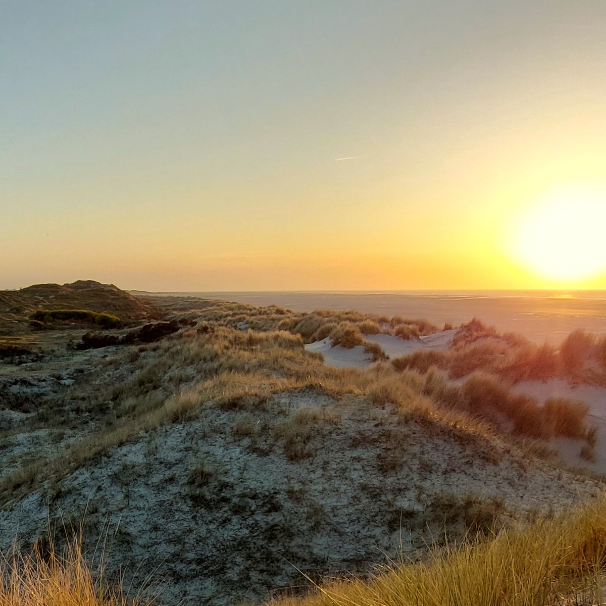 Sonnenuntergang auf Borkum