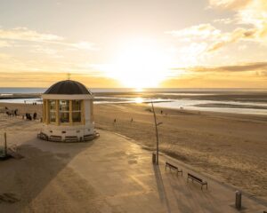 Winter Borkum Promenade